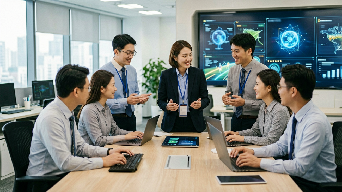 乐竟科技有限公司办公环境，展现体育科技企业的专业氛围